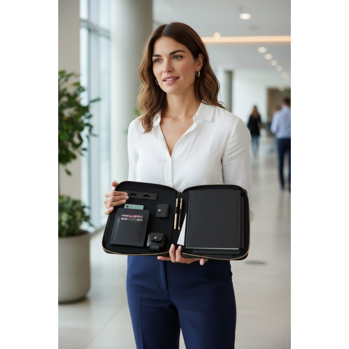 Rubicon Premium Çok Fonksiyonlu Organizer - Protofolio Sekreterlik Çanta 30X24 cm